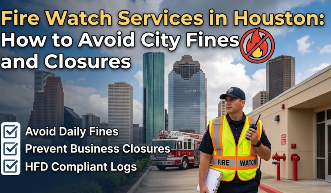 Fire Watch Services in Houston: How to Avoid City Fines and Closures